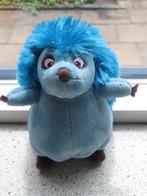 Egel Ferdinand merk TY Quatro blauw velours meet ca 18 cm, Ophalen of Verzenden, Zo goed als nieuw, Overige typen
