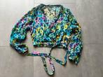 Leuke bloemige Zara blouse met overslag!, Kleding | Dames, Blouses en Tunieken, Maat 38/40 (M), Overige kleuren, Zara, Nieuw