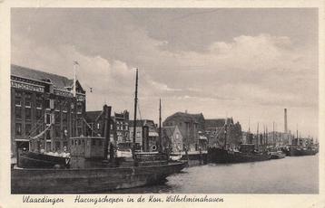 JM219 Vlaardingen Haringschepen Kon Wilhelminahaven 1942 beschikbaar voor biedingen
