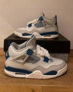 Air Jordan 4 Retro “Military Blue”, Kleding | Heren, Schoenen, Ophalen of Verzenden, Zo goed als nieuw, Blauw
