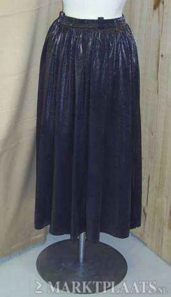 aparte, zilver-glanzende zwarte KLOKROK, mt. 38,jaren 80, Kleding | Dames, Carnavalskleding en Feestkleding, Zo goed als nieuw