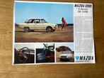 Mazda 1200 Deluxe 4 deurs Leaflet, Ophalen of Verzenden, Zo goed als nieuw, Mazda