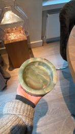 Groene onyx natuurstenen asbak of sieradenschaaltje, Huis en Inrichting, Ophalen of Verzenden, Rond