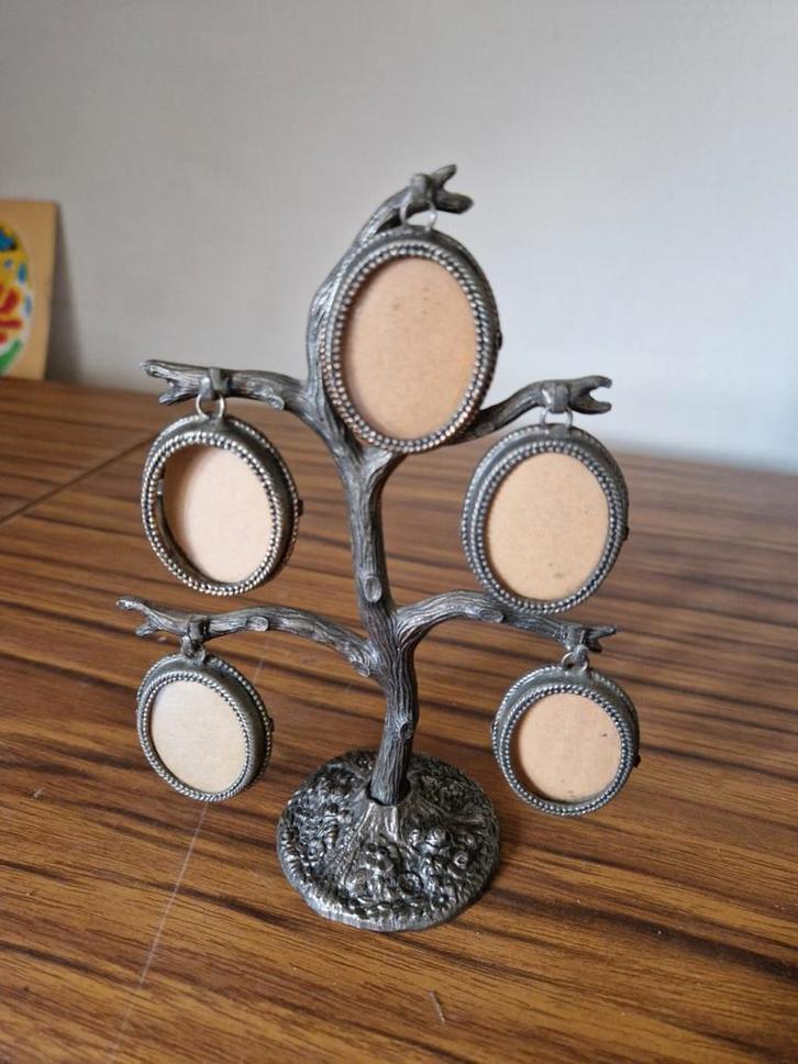 Fotolijst Boom - 6 Foto's, Huis en Inrichting, Woonaccessoires | Lijsten, Gebruikt, Minder dan 50 cm, Minder dan 50 cm, Metaal of Aluminium