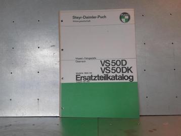 Puch VS50D / VS50DK onderdeel catalogus beschikbaar voor biedingen