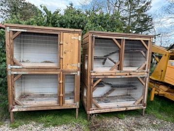 Konijnenhokken beschikbaar voor biedingen