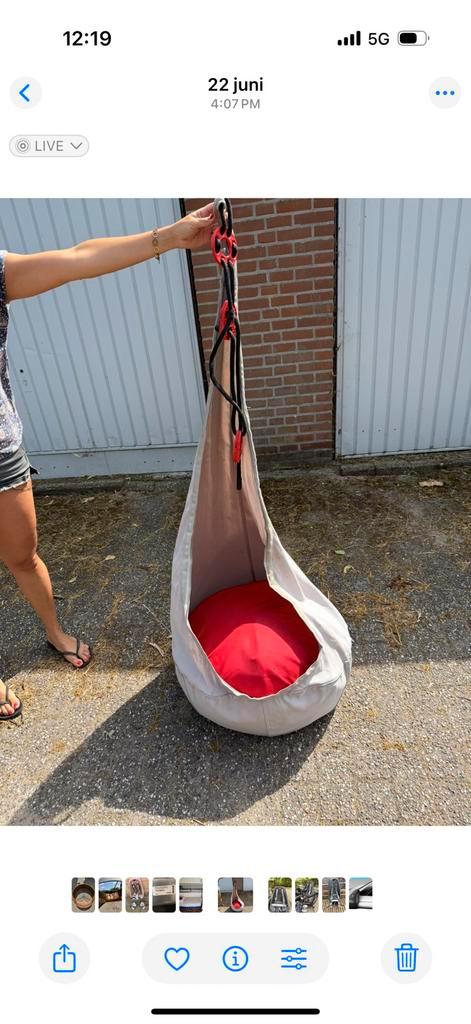 Hangstoel Ikea Ekorre, Tuin en Terras, Hangmatten, Zo goed als nieuw, Ophalen