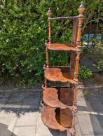 Antieke 1870-1920 etagère . 148 cm hoog, Ophalen, Zo goed als nieuw