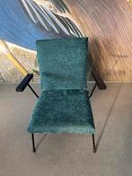 Dutch design Gispen stoel opnieuw bekleed, Gebruikt, Overige kleuren, Ophalen of Verzenden, Metaal