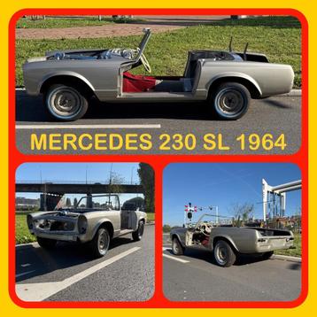 148. Mercedes Benz Pagode in Onderdelen 230 SL beschikbaar voor biedingen