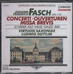 Fasch, Schreier e.a.  Concerti . Ouverturen. Missa Brevis CD, Ophalen of Verzenden, Barok, Gebruikt, Overige typen