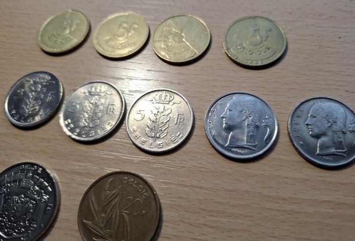 munten Belgische Franken, Postzegels en Munten, Munten | Europa | Niet-Euromunten, Losse munt, België, Verzenden
