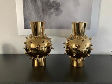 Coco Maison Vaas Spike Goud Eric Kuster style Nieuw! beschikbaar voor biedingen
