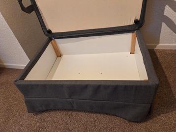 EKTORP Ikea Hocker Voetenbank bergruimte, donkergrijs - afbeelding 3