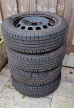 Stalen Velgen met Zomerbanden 205/55/r16, Ophalen of Verzenden, Gebruikt