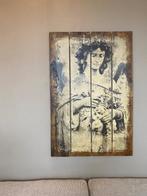 Kerst - houten (muur)decoratie van een Engel, Ophalen