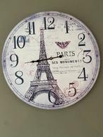 Parijs klok, Huis en Inrichting, Woonaccessoires | Klokken, Ophalen of Verzenden, Wandklok