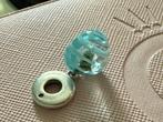 Pandora Bedel Blauw Glas Hanger, Glas of Kristal, Pandora, Ophalen of Verzenden, Zo goed als nieuw