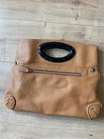 Mooie leren tan damestas Marni clutch, Handtas, Ophalen of Verzenden, Zo goed als nieuw, Zwart