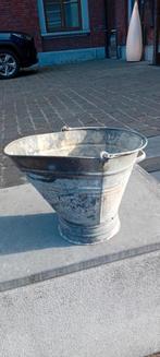 Oude zinken kolenemmer, Antiek en Kunst, Curiosa en Brocante, Ophalen of Verzenden