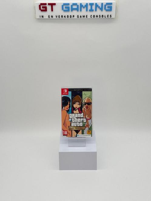 GRAND THEFT AUTO THE TRILOGY NINTENDO SWITCH GAME, Spelcomputers en Games, Games | Nintendo Switch, Zo goed als nieuw, Sport, 3 spelers of meer