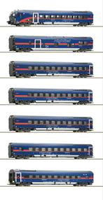 Roco 5500004 ÖBB Nightjet Wagenset 7-tlg, Treinset, Gelijkstroom, Nieuw, Ophalen of Verzenden