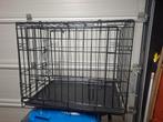 Honden bench te koop zwart staal, Dieren en Toebehoren, Hondenhokken, Ophalen, Zo goed als nieuw, Minder dan 65 cm