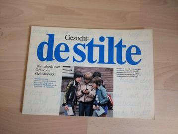 Stilte Gezocht: de stilte themaboek over geluid+geluidhinder beschikbaar voor biedingen