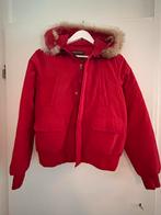 Woolrich winterjas met bontkraag, Kleding | Dames, Jassen | Winter, Woolrich, Ophalen of Verzenden, Zo goed als nieuw, Rood