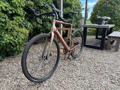 Gravelbike zgan Cannondale Topstone Carbon 6 Beetle Green, Fietsen en Brommers, Fietsen | Racefietsen, Zo goed als nieuw, Heren