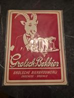 Grolsch Bokbier reclame bord bier merk nieuw in het plastic, Ophalen of Verzenden, Nieuw, Reclamebord, Plaat of Schild, Grolsch