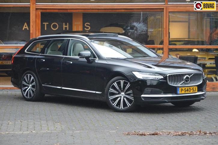 Volvo V90 T6 AWD Inscription Exclusive | Head-Up | Massage |, Auto's, Volvo, Bedrijf, Te koop, V90, 360° camera, 4x4, ABS, Achteruitrijcamera