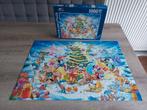 1000 stukjes puzzle kerstmis met disney ravensburger puzzel, Gebruikt, Ophalen of Verzenden, 500 t/m 1500 stukjes, Legpuzzel