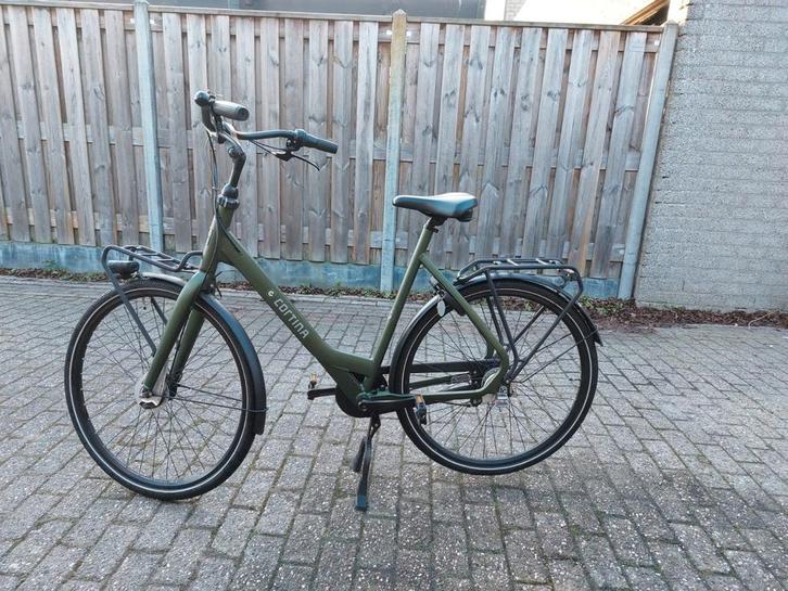 Mooie Cortina fiets dames groen, Fietsen en Brommers, Fietsen | Dames | Damesfietsen, Zo goed als nieuw, Overige merken, Versnellingen