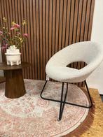 Ring fauteuil - boucle fauteuil - beige fauteuil light & liv, Ophalen, Nieuw, 75 tot 100 cm, Stof