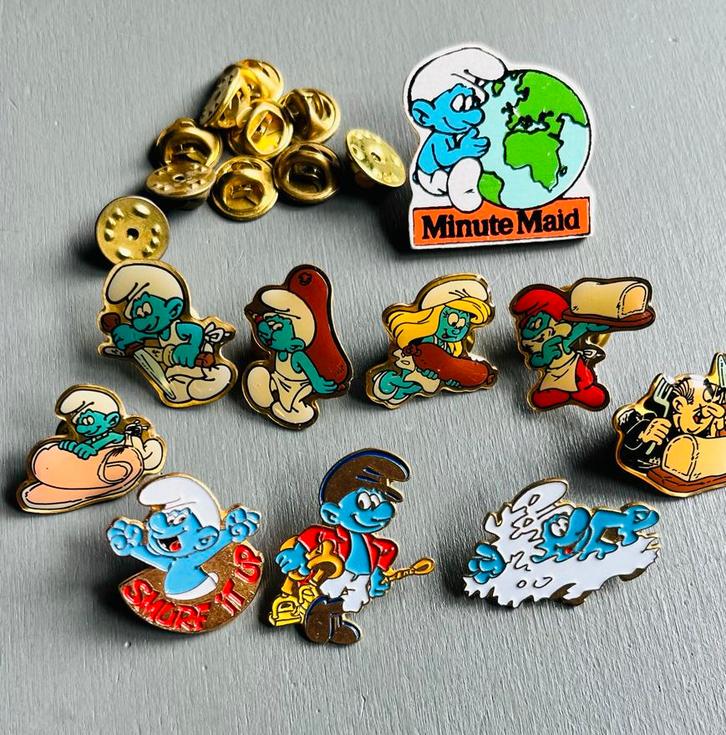 Smurfen Pins / Speldjes Collectie, Verzamelen, Speldjes, Pins en Buttons, Gebruikt, Speldje of Pin, Figuurtje, Ophalen of Verzenden