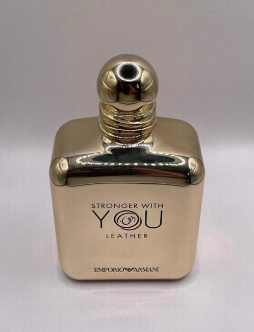 Emporio Armani Stronger With You Leather, Sieraden, Tassen en Uiterlijk, Uiterlijk | Parfum, Nieuw, Ophalen of Verzenden