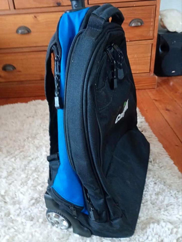 Rugzak met wielen, reistas, trolley, Sieraden, Tassen en Uiterlijk, Tassen | Reistassen en Weekendtassen, Nieuw, Blauw, 30 cm of meer