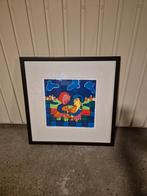 Zeefdruk Maartje Wijngaarden - Ingelijst, Antiek en Kunst, Kunst | Litho's en Zeefdrukken, Ophalen of Verzenden