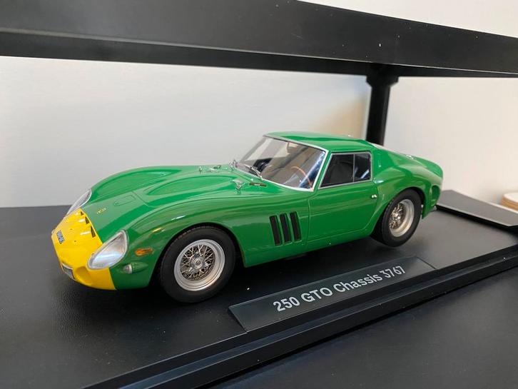 KK Scale Ferrari 250 GTO 1/18 groen OVP, Hobby en Vrije tijd, Modelauto's | 1:18, Zo goed als nieuw, Auto, Overige merken, Ophalen of Verzenden