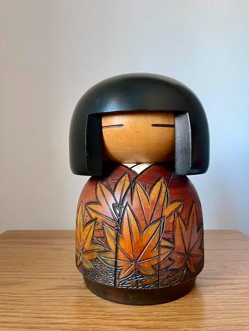 Vintage kokeshi Kisaku beschikbaar voor biedingen