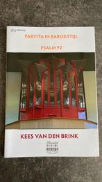 Kees vd Brink - psalm 92 - klavarskribo, Muziek en Instrumenten, Bladmuziek, Orgel, Ophalen of Verzenden, Zo goed als nieuw
