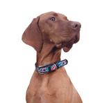 WAUDOG Flower Lederen Halsband Zwart Nek 27-36 cm KOOPJE!!!, Ophalen of Verzenden, Handgemaakt, Nieuw