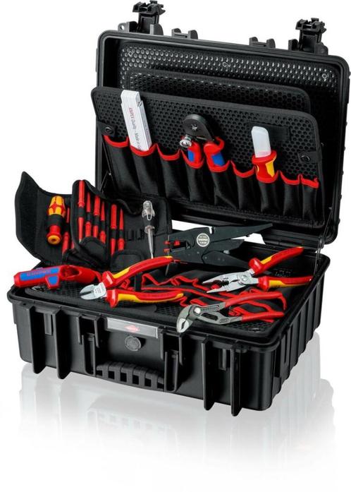 Knipex Robust23 (00 21 35) Gevulde gereedschapkoffer |, Doe-het-zelf en Verbouw, Gereedschap | Handgereedschap
