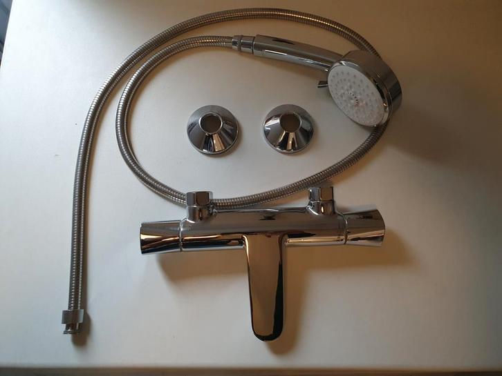 Hansgrohe chrome doucheset - Nieuwstaat!, Doe-het-zelf en Verbouw, Sanitair, Zo goed als nieuw, Douche, Chroom, Rvs, Ophalen