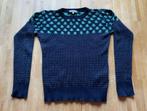JBC kersttrui kerst trui gebreid blauw dennenboom maat 128, Kinderen en Baby's, Gebruikt, Trui of Vest, JBC, Ophalen of Verzenden