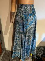 INDIA rok met zijde maat m origineel ZGAN, Kleding | Dames, Rokken, Maat 38/40 (M), India, G, Blauw