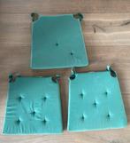 3 ikea barkruk-kussens, Ophalen of Verzenden, Gebruikt, Groen