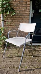 Design klapstoel, Ophalen, Kunststof, Gebruikt, Wit