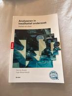 Analyseren in kwalitatief onderzoek, Boeken, Ophalen of Verzenden, Gamma, Zo goed als nieuw, HBO